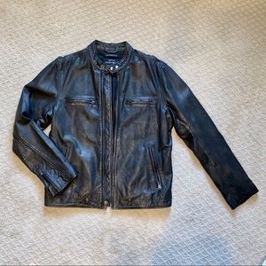 Lucky Brand Bonneville Triumph Leather Jacket - M